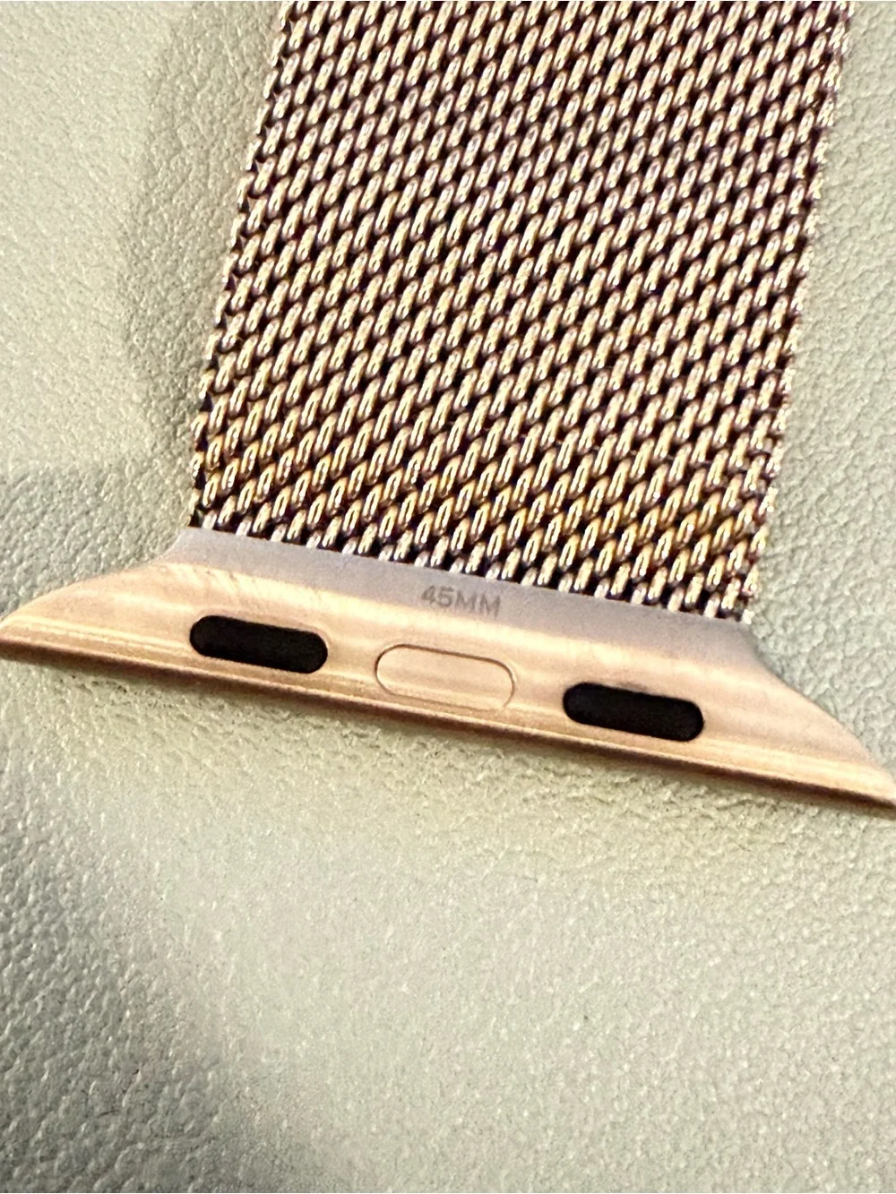 Genuine Apple Gold 45mm Milanese Loop - M/L